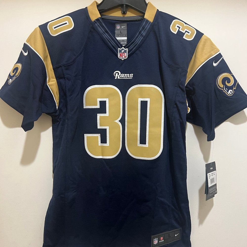 Todd Gurley II #30 Youth Stitched Nike On Field Jersey LA RAMS NFL Lic - NEW